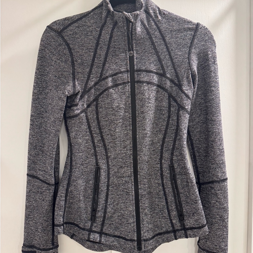 Lululemon Define Jacket Heathered Black Size 4